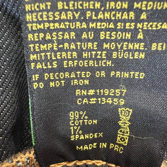 Christian Audigier High-Waisted Five-Button Skinny Stacy Denim Size 28 - Picture 13 of 15